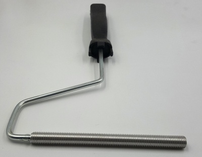 Валик прикаточный с поперечной насечкой, D 12 мм, алюминий
